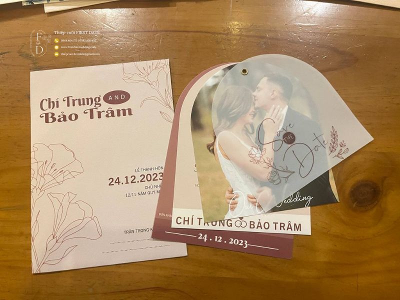 Cách viết thiệp cưới in ảnh