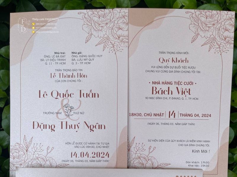 Mẫu nội dung thiệp cưới hiện đại (2)